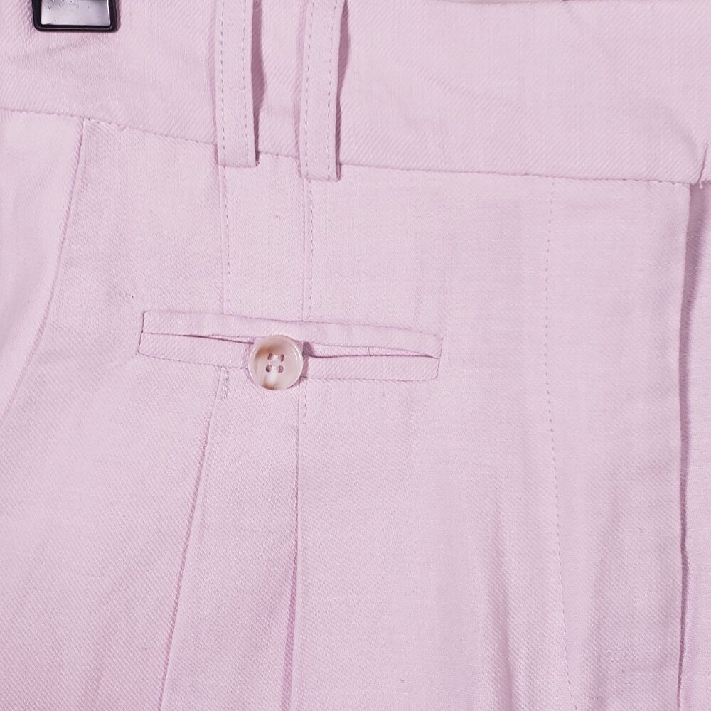 TopShop Lilac Linen-Blend Longline Shorts SZ 8 NWT - Picture 7 of 10